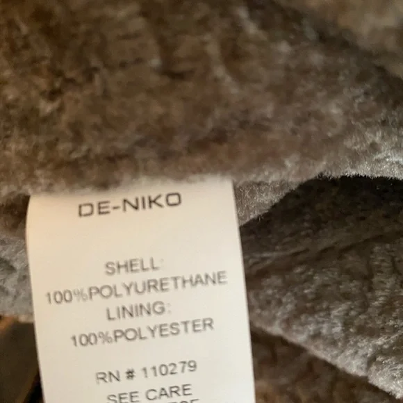 Vegan leather men’s jacket 2XL- fits like XL - Picture 4 of 8